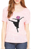 Dancing in the Flowers Scoop Neck Loose Fit Tee
