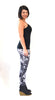 Black and White Floral Leggings
