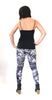 Black and White Floral Leggings