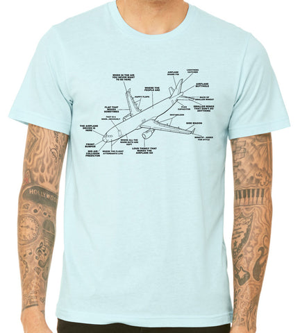 Airplane Anatomy T-shirt