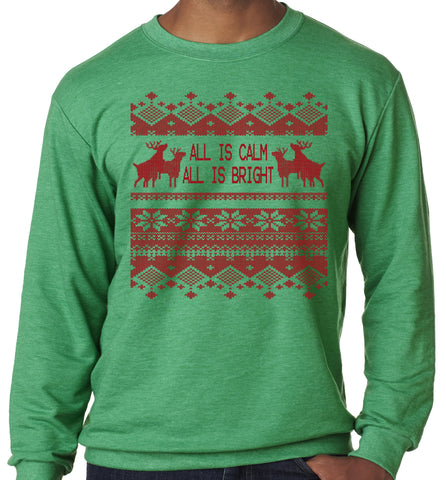 All is Calm Ugly Christmas Sweater