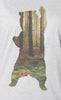 Bear in the Woods Baseball Tee