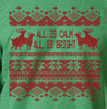 All is Calm Ugly Christmas Sweater