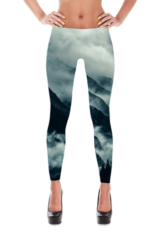 Cloudy Mountains Leggings