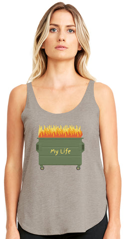 My Life is a Dumpster Fire Tank Top