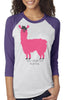No Drama Llama baseball tee