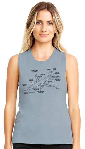 Airplane Muscle Tank