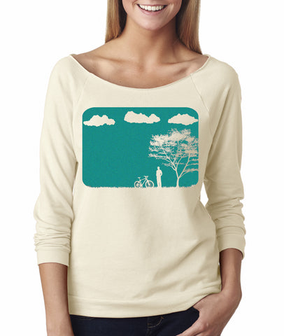 The Secret Spot Raw Edge Raglan