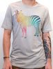Geometric Abstract Zebra Vintage Style T-Shirt